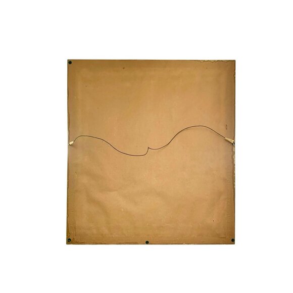 Vintage Framed Crewel Hand Embroidery With Bird and Floral Motif Design 1970s - Picture 6 of 6